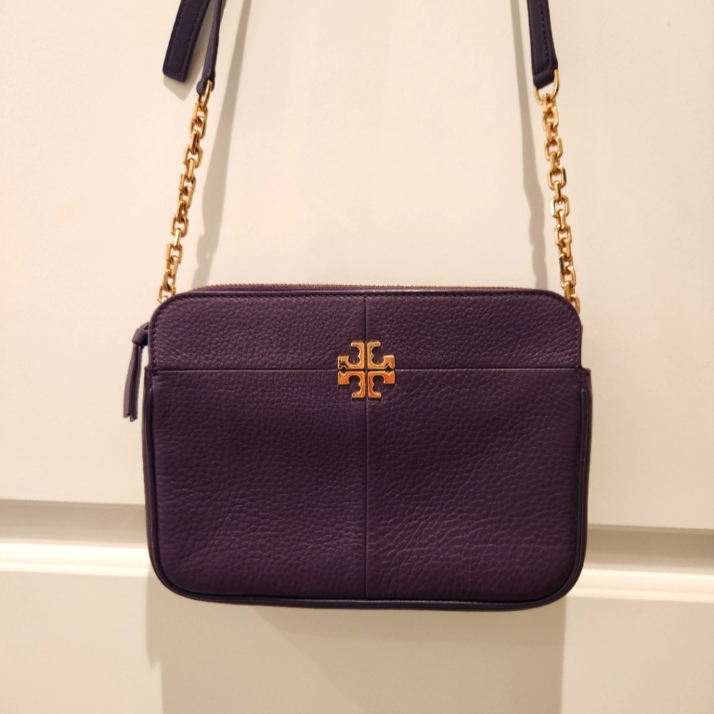Tory Burch: Ivy Purple Crossbody Bag